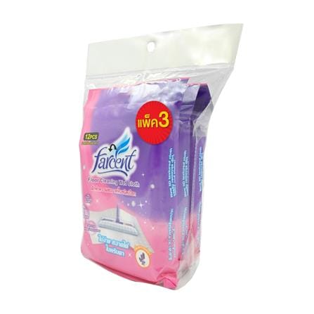 ผ้าถูพื้นแบบเปียก FARCENT กลิ่นลาเวนเดอร์ (แพ็ก 3 ชิ้น)_1