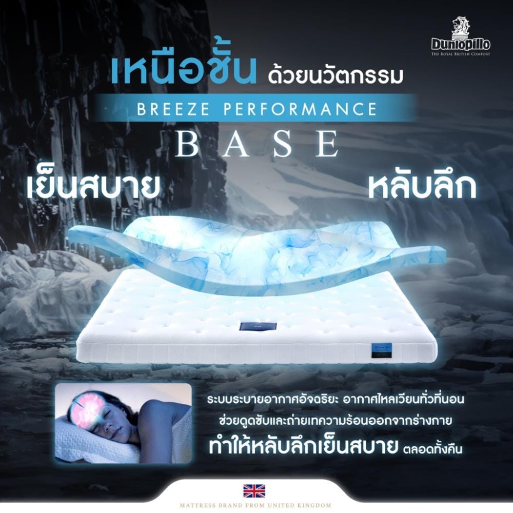 แผ่นรองนอน 3.5 ฟุต DUNLOPILLO EXBURY