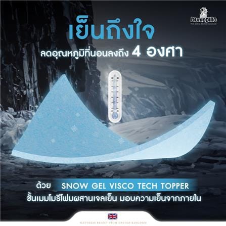 แผ่นรองนอน 3.5 ฟุต DUNLOPILLO EXBURY_8