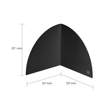 ที่กั้นหนังสือเหล็ก SPACEMAKER A1-004-B 12.7x12.7x12.7 ซม. สีดำ_2