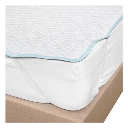 ผ้ารองกันเปื้อน QUEEN SIZE HOME LIVING STYLE WATERPROOF COOLING สีขาว_2