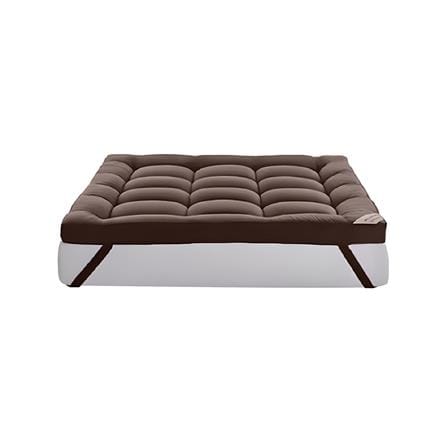 แผ่นรองนอน 6 ฟุต WOODFIELD WARRANT สี DARK BROWN_1