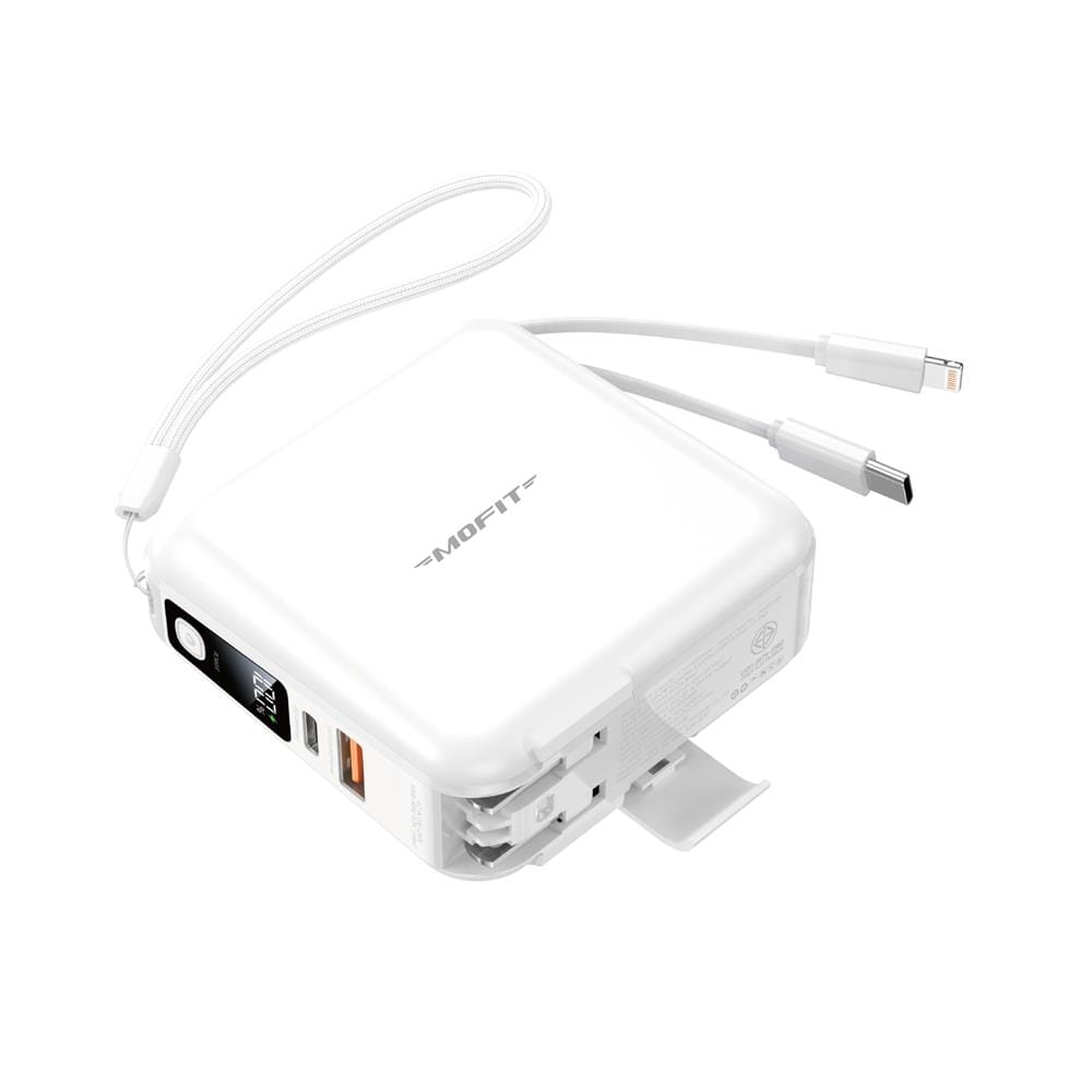 แบตเตอรี่สำรอง MOFIT M15 15000MAH สีขาว