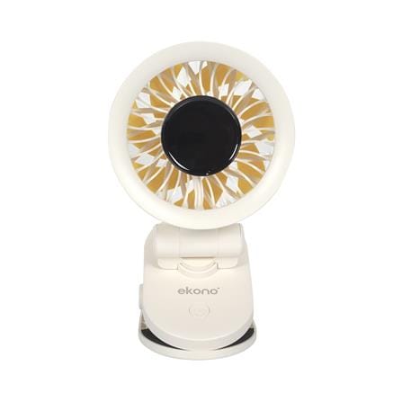 พัดลมพกพา 4 นิ้ว EKONO EK-PTB10 สีครีม_1