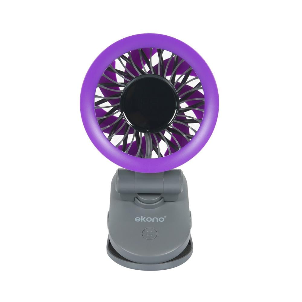 พัดลมพกพา 4 นิ้ว EKONO EK-PTB10 สีเทา
