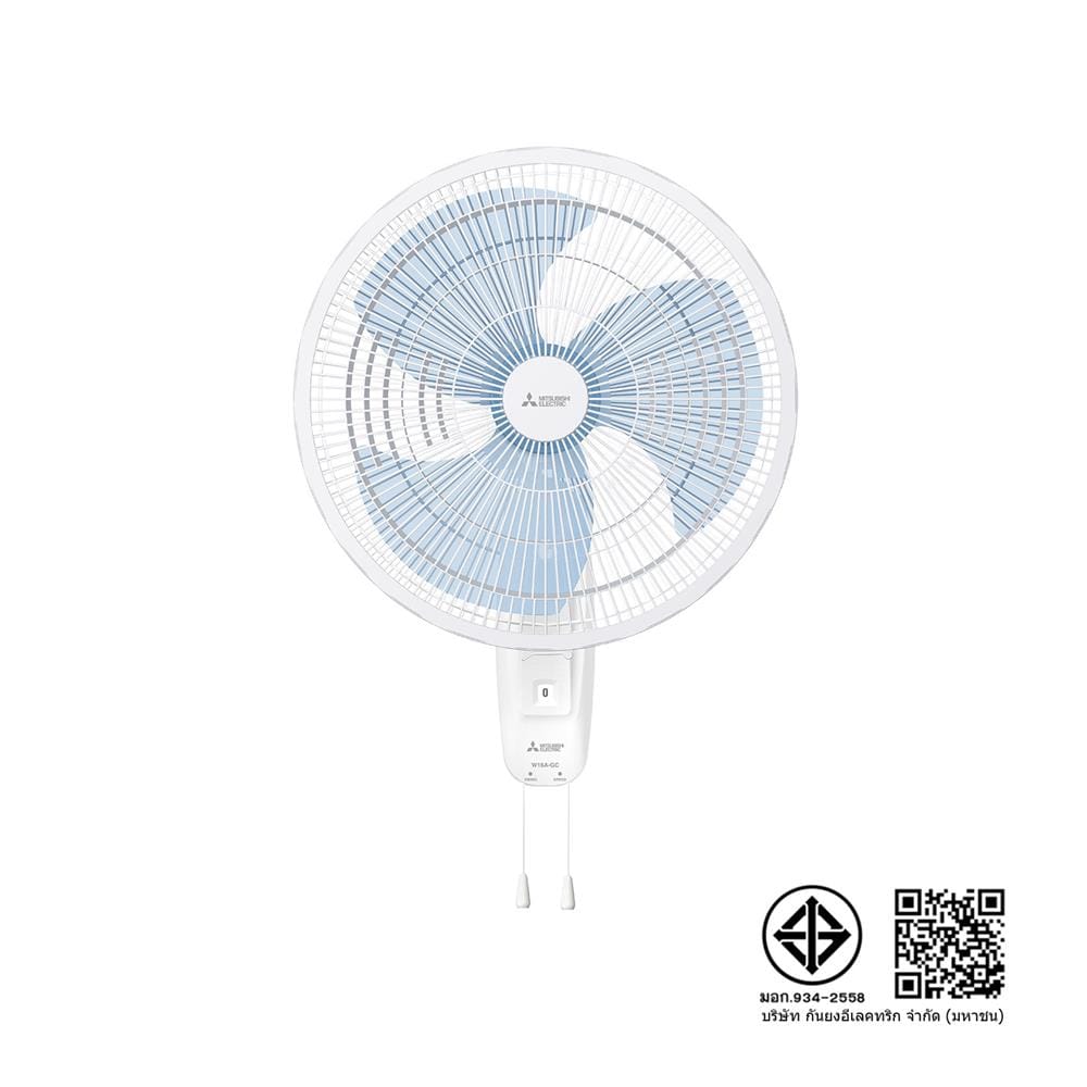 พัดลมติดผนัง 16 นิ้ว MITSUBISHI W16A-GC WHT สีขาว