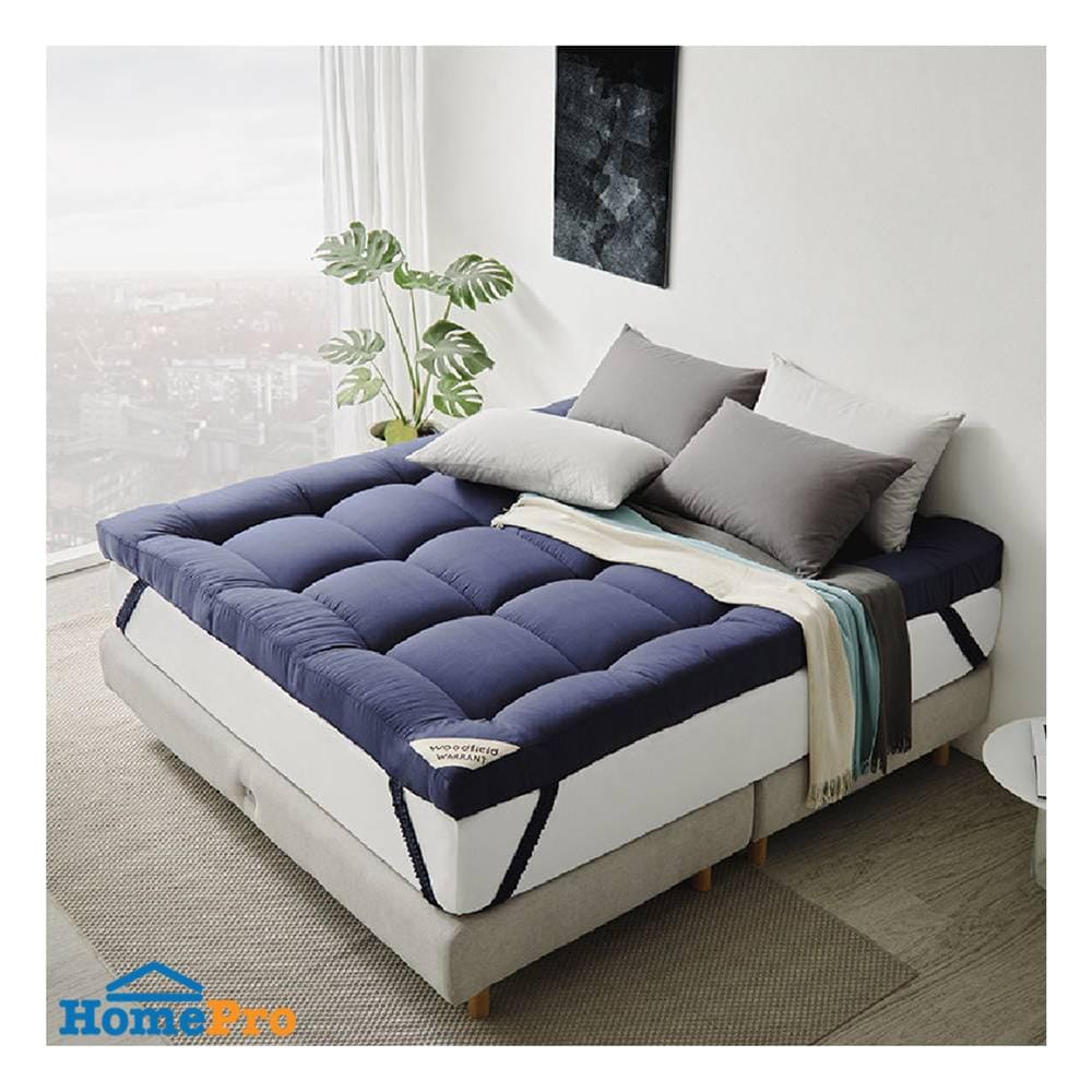 แผ่นรองนอน 6 ฟุต WOODFIELD WARRANT สี NAVY BLUE
