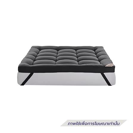แผ่นรองนอน 6 ฟุต WOODFIELD WARRANT สี GREY_1