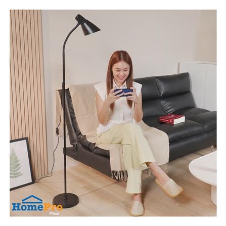 ไฟตั้งพื้น CARINI MT16-1521BK สีดำ 1 หัว_5