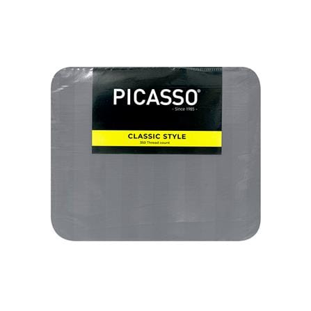 ชุดผ้าปูที่นอน 6 ฟุต (ชุด 5 ชิ้น) PICASSO CLASSIC STYLE สี GREY_3