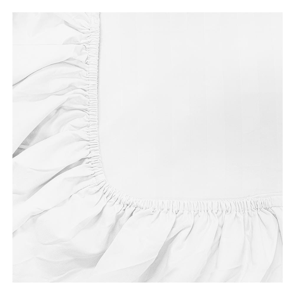 ชุดผ้าปูที่นอน 6 ฟุต (ชุด 5 ชิ้น) PICASSO CLASSIC STYLE สี WHITE