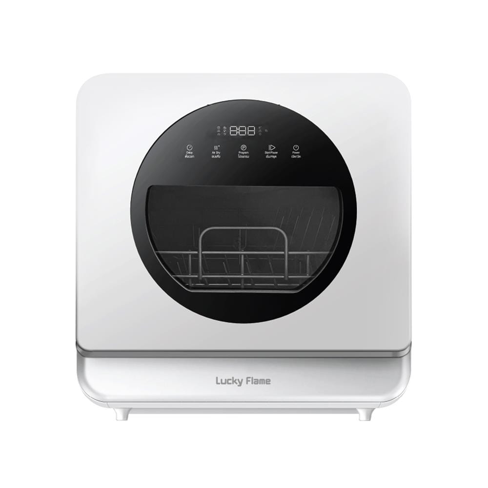 เครื่องล้างจานตั้งโต๊ะ LUCKY FLAME  DT-A57(W) สีขาว