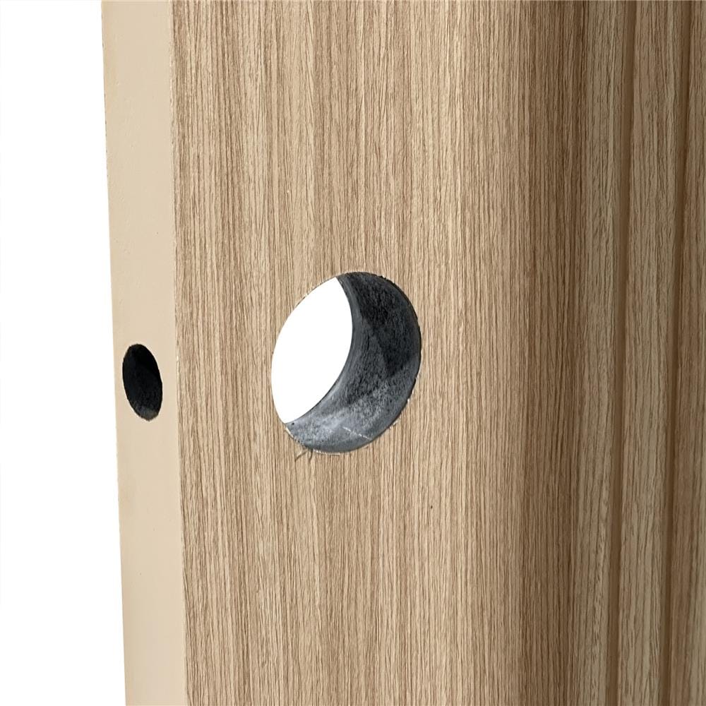 ประตูห้องน้ำ UPVC เจาะลูกบิด AZLE PZL05 70x200 ซม. สี NATURAL ASH WOOD