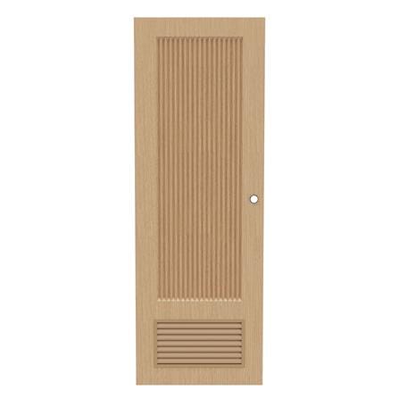 ประตูห้องน้ำ UPVC เจาะลูกบิด AZLE PZL05 70x200 ซม. สี NATURAL ASH WOOD_1