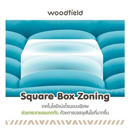แผ่นรองนอน 3.5 ฟุต WOODFIELD WARRANT สี KHAKI_6