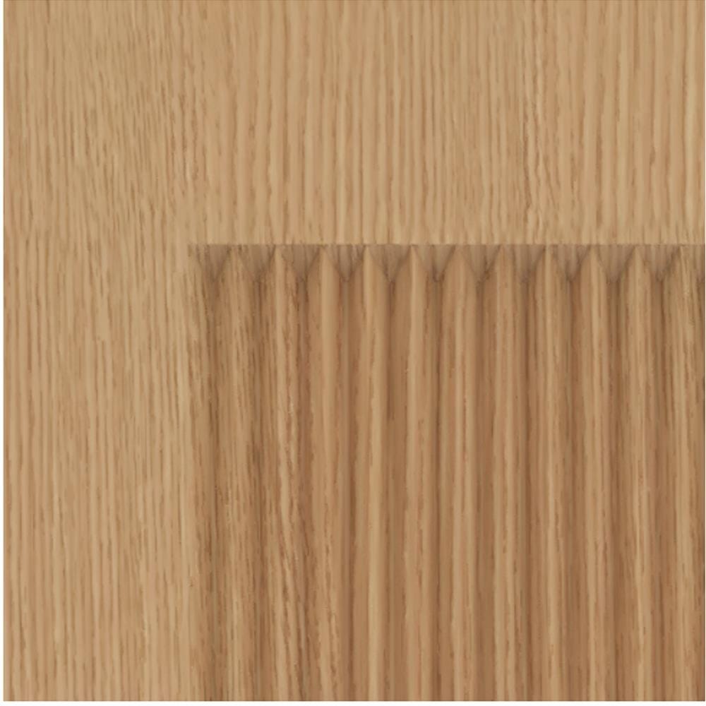 ประตูภายใน UPVC เจาะลูกบิด AZLE PZ05 80x200 ซม. สี NATURAL ASH WOOD