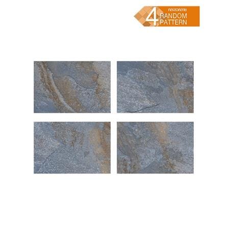 กระเบื้องพื้น 40x60 ซม. TARA รัสติกร็อค เกรย์ หนา 13 มม. PM 1.2 ตร.ม._1