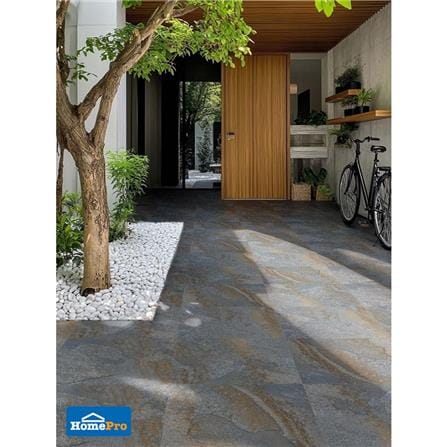 กระเบื้องพื้น 40x60 ซม. TARA รัสติกร็อค เกรย์ หนา 13 มม. PM 1.2 ตร.ม._3