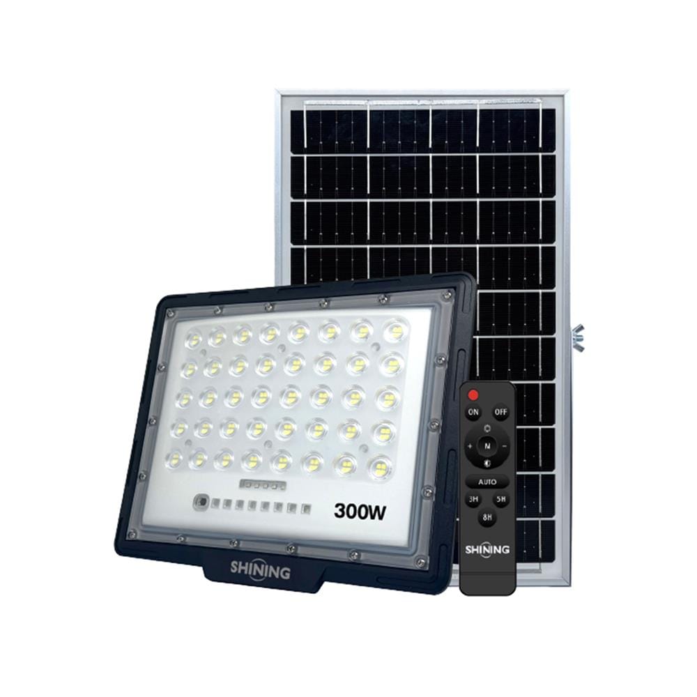 ไฟสปอตไลท์ SOLAR SHINING TORNADO S-FD30065K-2SLA 300 วัตต์ DAYLIGHT สีดำ