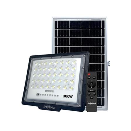 ไฟสปอตไลท์ SOLAR SHINING TORNADO S-FD30065K-2SLA 300 วัตต์ DAYLIGHT สีดำ_0
