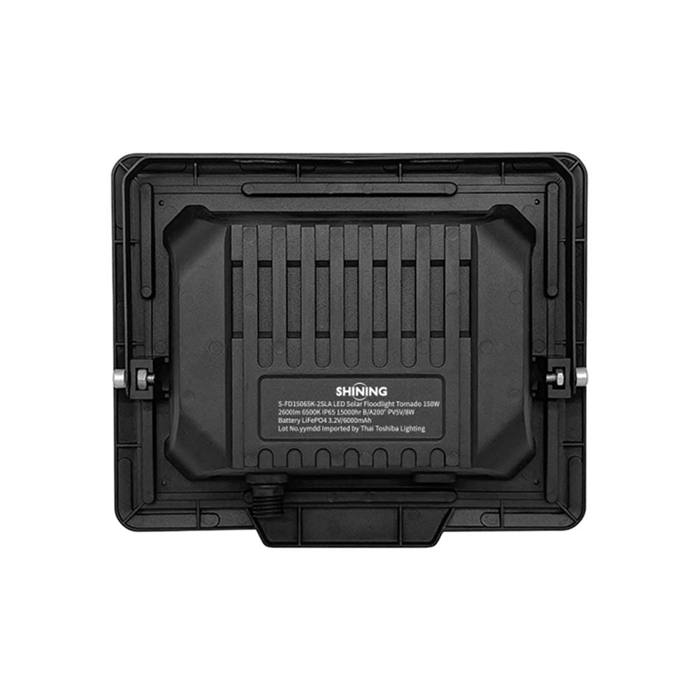 ไฟสปอตไลท์ SOLAR SHINING TORNADO S-FD15065K-2SLA 150 วัตต์ DAYLIGHT สีดำ
