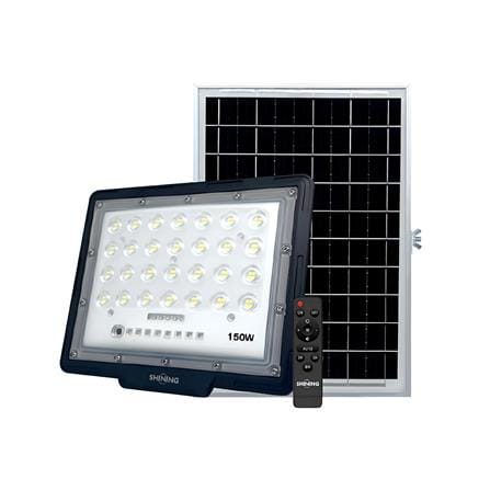 ไฟสปอตไลท์ SOLAR SHINING TORNADO S-FD15065K-2SLA 150 วัตต์ DAYLIGHT สีดำ_0