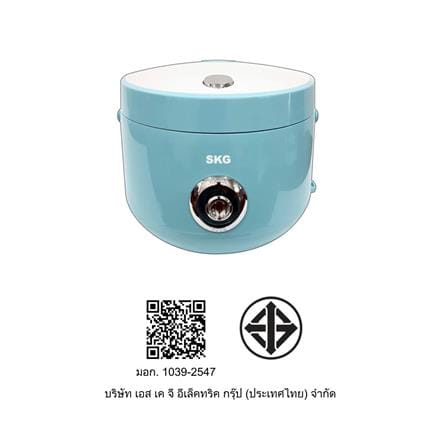 หม้อหุงข้าว MANUAL SKG SK-125 1.2 ลิตร สีขาว/ฟ้า_7