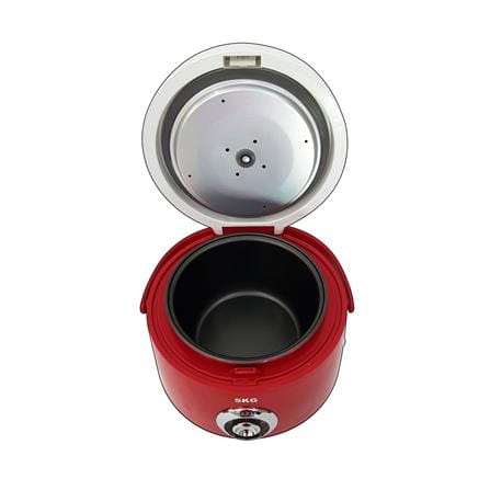 หม้อหุงข้าว MANUAL SKG SK-125 1.2 ลิตร สีขาว/แดง_4