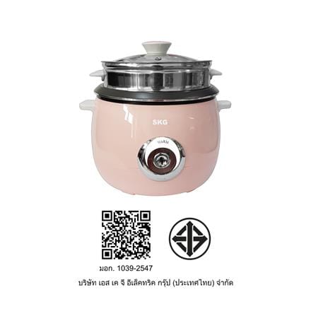 หม้อหุงข้าว MANUAL SKG SK-281 2.8 ลิตร สีชมพู_6