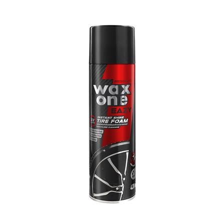 สเปรย์โฟมเคลือบเงายางรถยนต์ WAX ONE 420 มล._0
