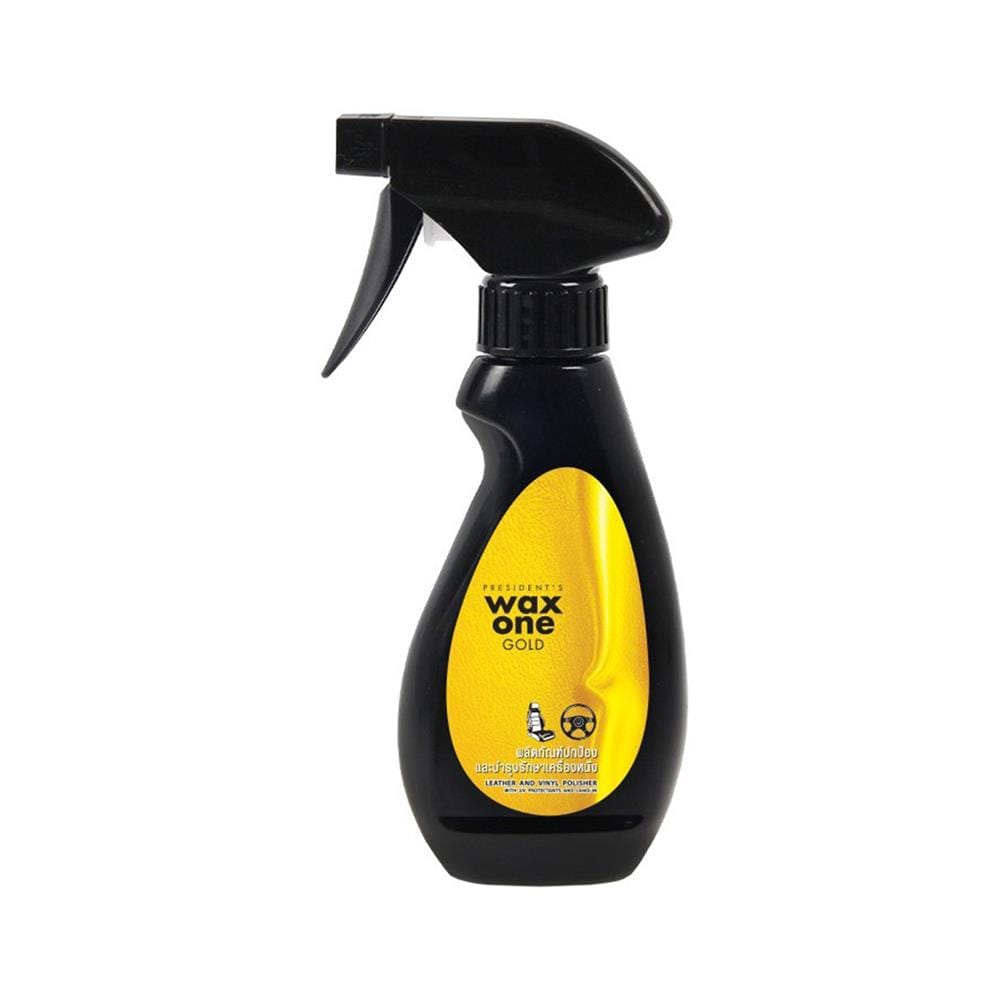 สเปรย์เคลือบเงาเครื่องหนัง WAX ONE GOLD 250 มล.