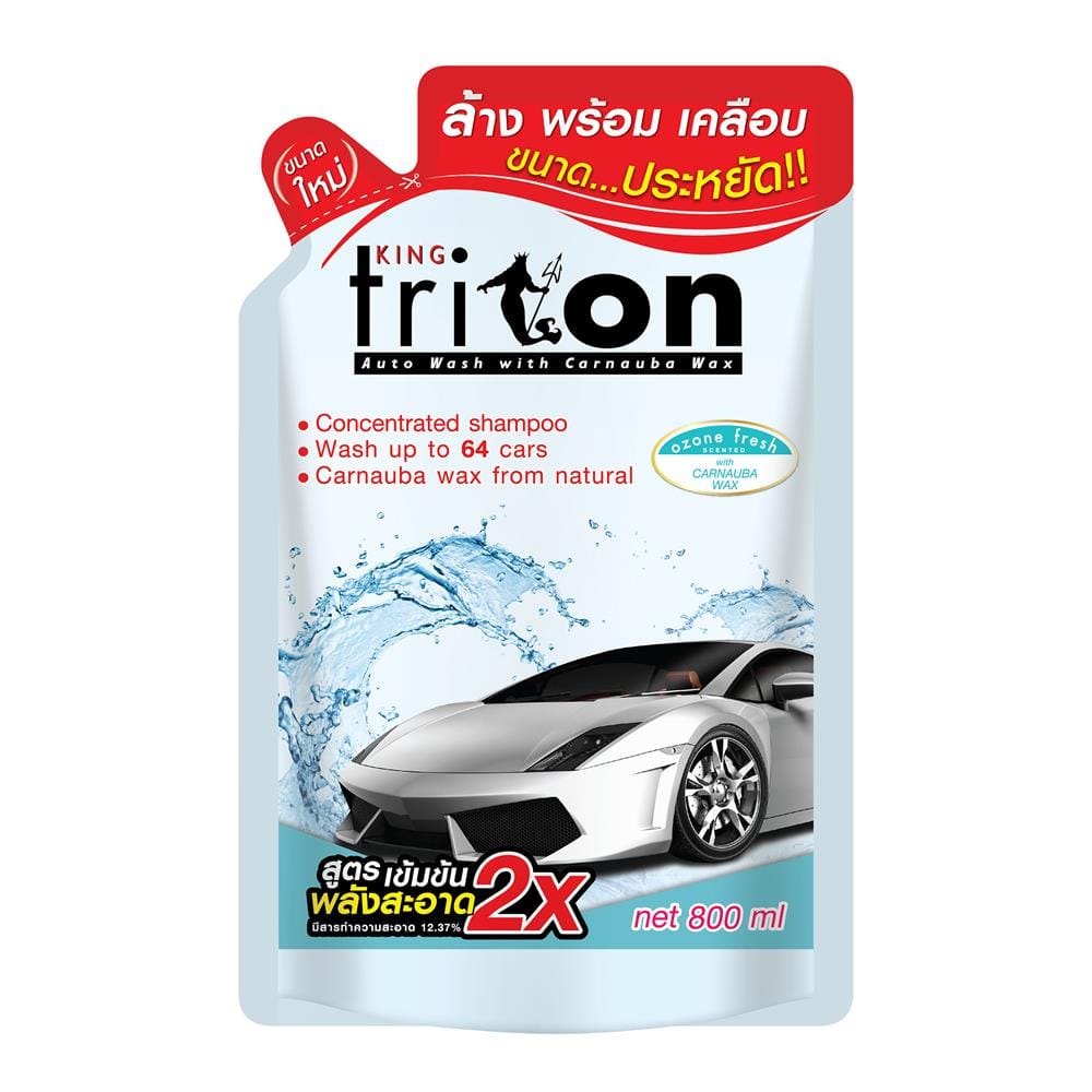 แชมพูล้างรถ KING TRITON 800 มล. โอโซน เฟรช