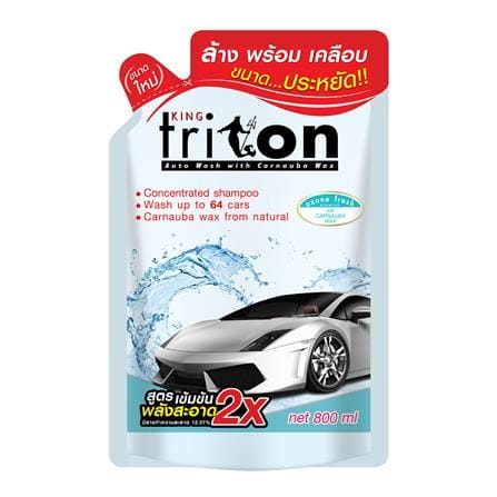 แชมพูล้างรถ KING TRITON 800 มล. โอโซน เฟรช_0