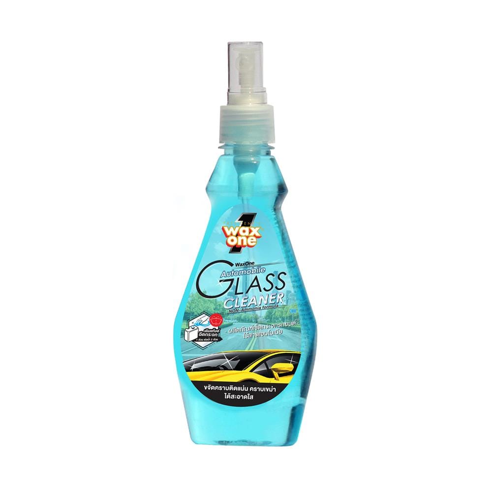 สเปรย์ทำความสะอาดกระจกรถยนต์ WAX ONE 365 มล.