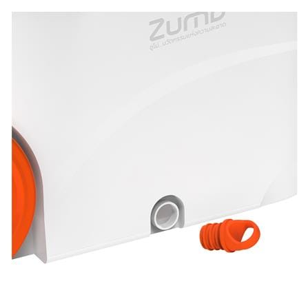 ชุดอุปกรณ์ถังปั่นพร้อมไม้ม็อบ ZUMO ZM01 สีขาว/ส้ม_5