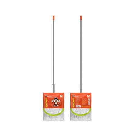 ไม้ม็อบถูพื้นแบบหนีบด้ามยาว ZUMO ZM15 12 นิ้ว สีขาว/ส้ม_4