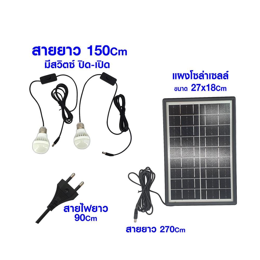 พัดลมโซลาร์เซลล์ 12 นิ้ว SKG SK-125L สีขาว