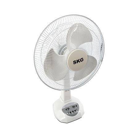 พัดลมโซลาร์เซลล์ 12 นิ้ว SKG SK-125L สีขาว_3