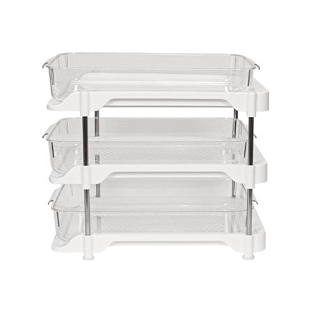 ชั้นวางของพร้อมถาดใส 3 ชั้น KECH BRINK 24X34X28.5 ซม._2