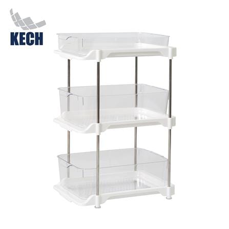 ชั้นวางของพร้อมถาดใส 3 ชั้น KECH BRINK 24X34X50.3 ซม._1
