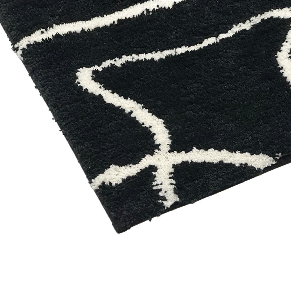 พรม HOME LIVING STYLE BILLIE 45X70 ซม. สีดำ