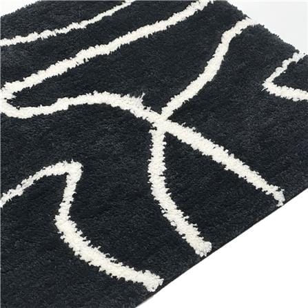 พรม HOME LIVING STYLE BILLIE 45X70 ซม. สีดำ_2