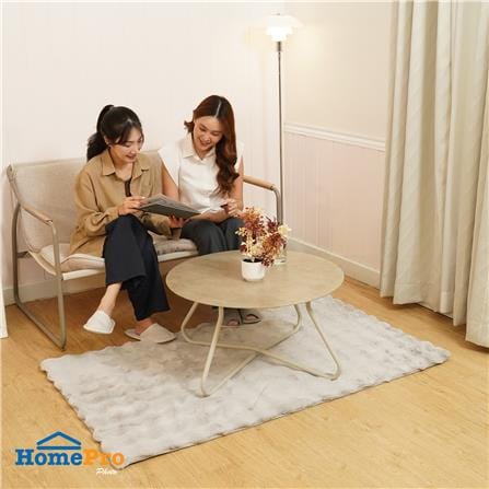 พรม HOME LIVING STYLE BUBBLE 90X150 ซม. สีเทา_5