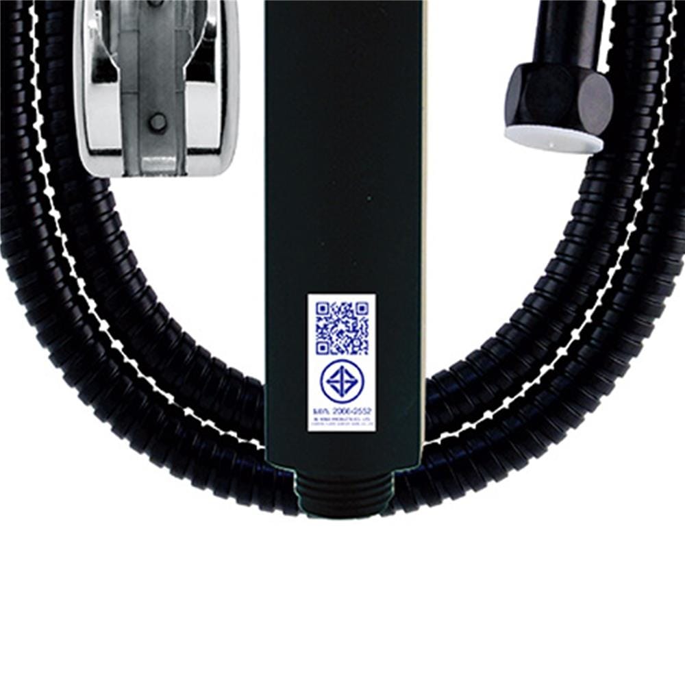 ชุดฝักบัวสายอ่อน 3 ระดับ ELEGANCE EG-8936 สีดำ