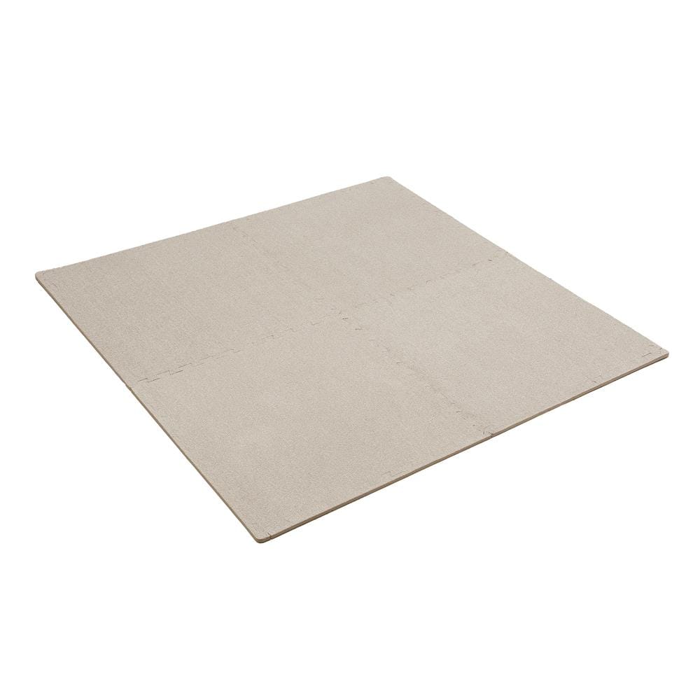 แผ่นรองนั่ง JIGSAW HOME LIVING STYLE ELMO 60x60 ซม. สีน้ำตาล (แพ็ก 4 ชิ้น)