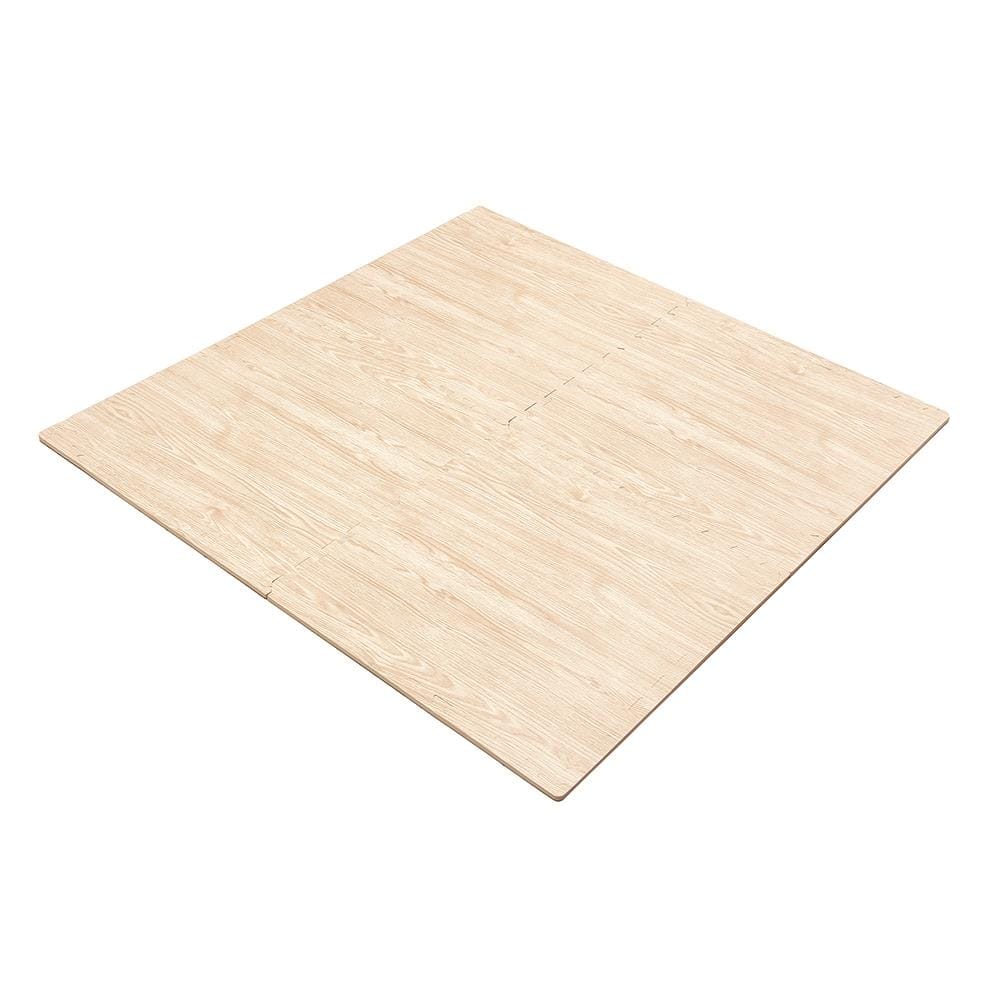 แผ่นรองนั่ง JIGSAW HOME LIVING STYLE OAK 60X60 ซม. สีครีม (แพ็ก 4 ชิ้น)