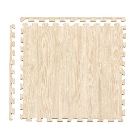 แผ่นรองนั่ง JIGSAW HOME LIVING STYLE OAK 60X60 ซม. สีครีม (แพ็ก 4 ชิ้น)_0