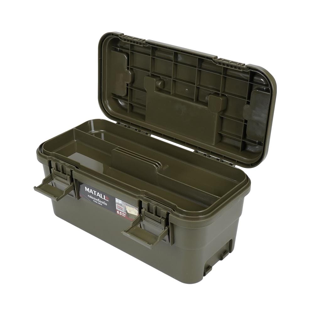 กล่องเครื่องมือ MATALL DY2501-GM 6.5L SIZE M สีเขียว