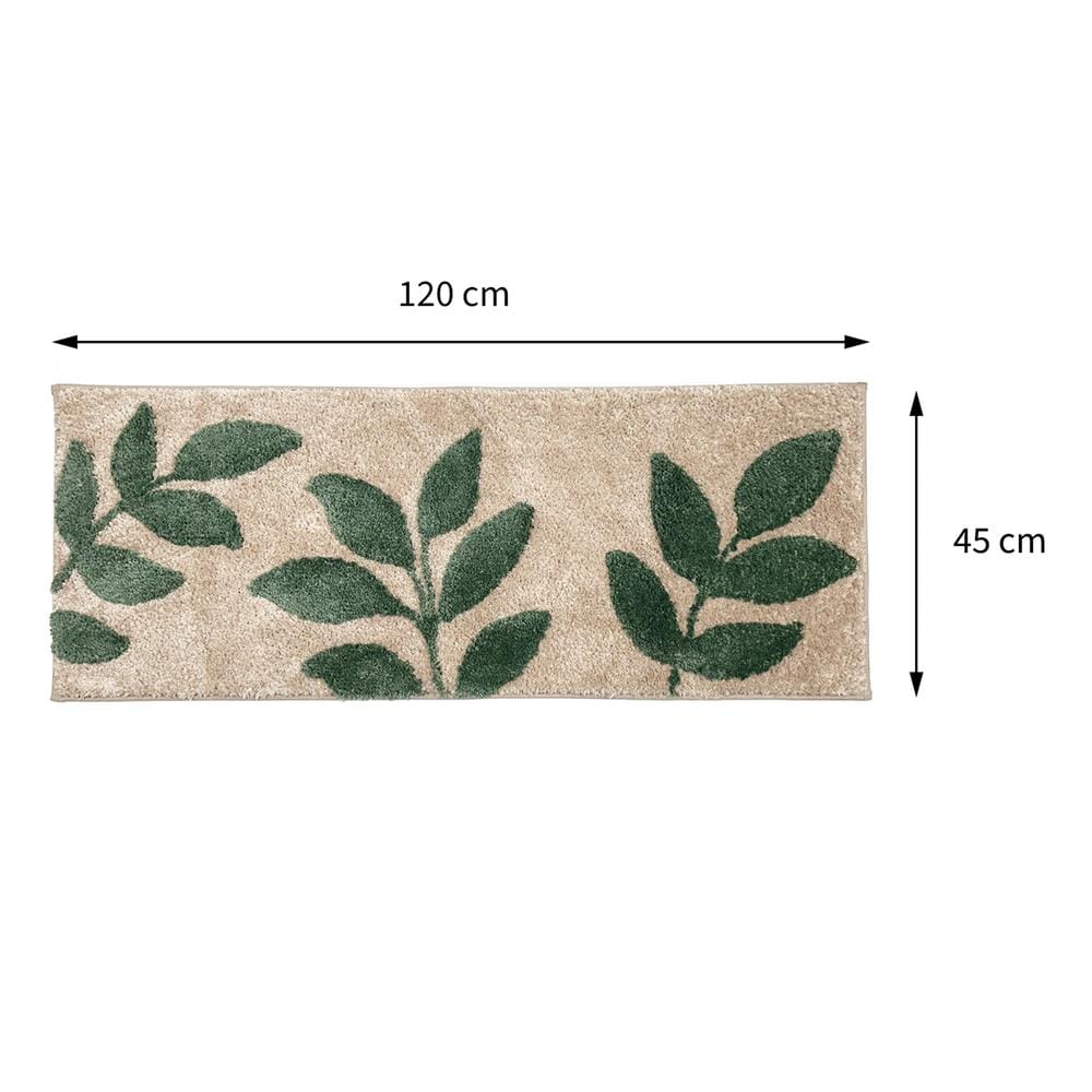 พรม HOME LIVING STYLE PLANT 45X120 ซม. สีครีม