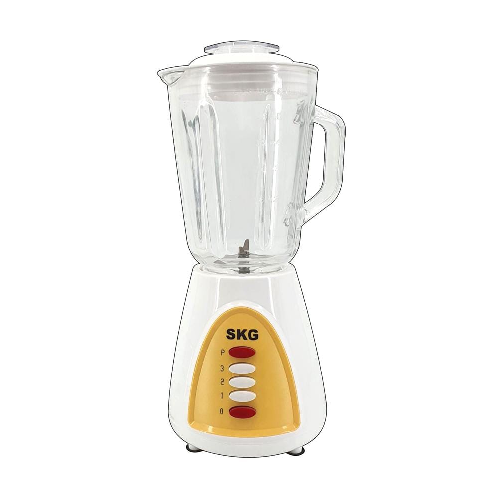 เครื่องปั่นน้ำผลไม้ SKG SK-380 สีขาว/เหลือง_1